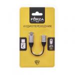 FORZA Аудио-переходник Type-C - mini Jack 3,5мм, блистер