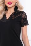 Блуза "Мечта кокетки" (блэк) Б2997