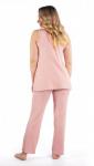 Костюм женский вискоза лапша с брюками "Шармель" дымчатая роза