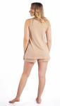 Костюм женский вискоза лапша с шортами "Шармель" крем