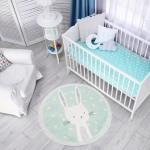 Ковер "Этель" Зайка, d=80 см, 1200г/м2