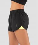 Женские спортивные шорты Duo Shape black/yellow FA-WS-0103-BYL, черный/желтый