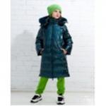 Куртка КР-1109-27 Menthol с меховой опушкой