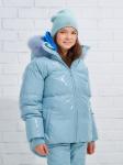 Куртка КР-3301-26 menthol с меховой опушкой