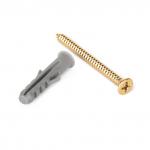 Винты для изолятора 10 шт. (золото) Ретро