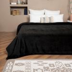 Покрывало велсофт гладкокрашенный Черный 200/220