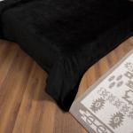 Покрывало велсофт гладкокрашенный Черный 200/220