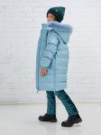 Куртка КР-1109-26 Menthol с меховой опушкой