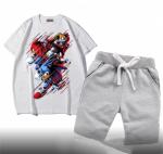 Детский костюм JUNIOR SONIC белая футболка и серые шорты Xi