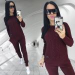Вязаный костюм коса 386 SN