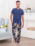 Комплект мужской "Алгоритм" (индиго)