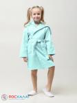Детский вафельный халат с капюшоном В-07 (19)