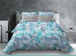 Комплект постельного белья бязь Папоротник (бирюз)