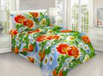 Комплект постельного белья бязь Маковый цвет