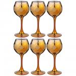 194-628 набор рюмок из 6 шт "бакарра ромб черное золото"  65 мл