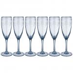 194-607 набор бокалов из 6 шт "light blue ренесанс" 170 мл