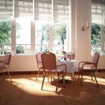 Стул Банкетный с подлокотниками на ткани