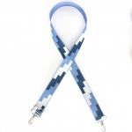 Плечевой ремень (стропа)  ADEL-239/1/регулируемый,  макс длина 120см,  пиксель голуб/бел/син  243160