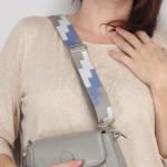 Плечевой ремень (стропа)  ADEL-239/1/регулируемый,  макс длина 120см,  пиксель серый/бел/голуб  243161