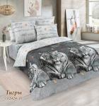 Комплект постельного белья Поплин / Тигры