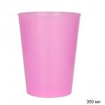 Стакан 0,35 л розовый / М8440 /30/