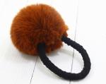 Меховая резинка для волос F17477100729