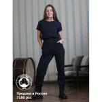 *Брюки женские из футера ФБ1478 черный