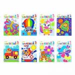 ХОББИХИТ Аппликация пуговками картон, пластик,19х27х0,1см, 8 дизайнов