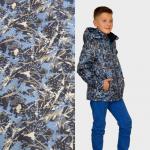 Курточная ткань дюспо-принт 240Т, цвет абстракция