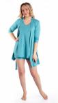 Костюм женский вискоза с шортами "Ирма" бирюза