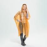 INBLOOM Дождевик-пончо ПЭ с капюшоном 30мкм, 100х132см, 5 цветов