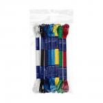 Нитки для вышивания "Gamma" набор мулине VM-08 100\% вискоза 8 x 8 м №04 Яркие краски