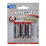 Dureday Xtream Батарейки 4шт, тип AA, щелочная, BL