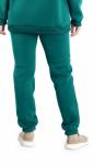 Брюки женские футер начес 3-х нитка пенье "Рокси" нефрит