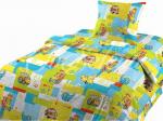 Детское постельное белье Шуйская бязь паровозик