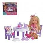 Evi.5732831 Кукла Еви с набором "День рождения питомцев" 12 см