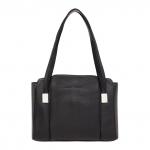 Кожаная женская сумка Tara Black