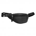 Кожаная поясная сумка Ellis Black