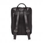 Мужской кожаный рюкзак для ноутбука Salmons Black