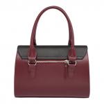 Женская кожаная сумка Bloy Burgundy/Black