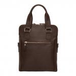 Деловая сумка вертикальная Hollywell Brown