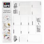 Бизнес-планер HappyLine, прозрачный, 48*34см, стираемая поверхность, 83155