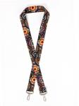 Плечевой ремень (стропа)  ADEL-239/регулируемый,  макс длина 120см,  орнамент коричневый 243532