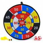 Дартс арт. 050А С шариками на липучке и пластик. дротиками на липучке/пакет/42х39,5х4