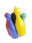 Боулинг 5 кеглей + 1 шар в сетке БМС0005 Green Plast