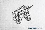 ***Деревянный интерьерный пазл EWA Design Единорог