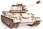 ***Конструктор деревянный 3D EWA Танк T-34