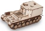***Конструктор деревянный 3D EWA Танк САУ-212