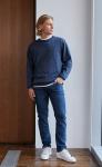 Джемпер F021-15-01 d.blue melange