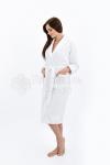 Халат бамбуковый женский БЕЛЫЙ